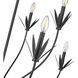 Primrose 8 Light 40.5 inch Matte Black Chandelier Ceiling Light